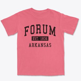 Forum Arkansas Classic Established Premium Heavyweight T-shirt