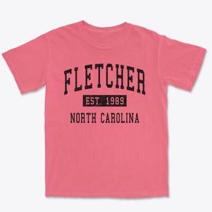 Fletcher North Carolina Classic Established Premium Heavyweight T-shirt