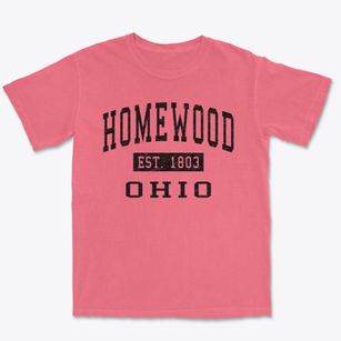 Homewood Ohio Classic Established Premium Heavyweight T-shirt