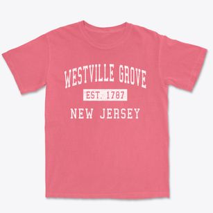 Westville Grove New Jersey Classic Established Premium Heavyweight T-shirt