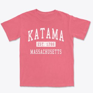 Katama Massachusetts Classic Established Premium Heavyweight T-shirt