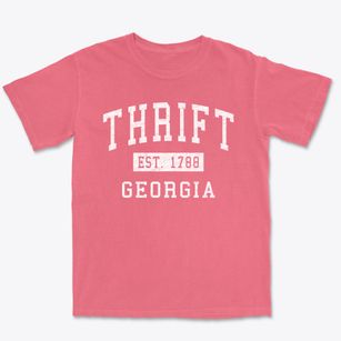 Thrift Georgia Classic Established Premium Heavyweight T-shirt
