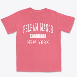 Pelham Manor New York Classic Established Premium Heavyweight T-shirt
