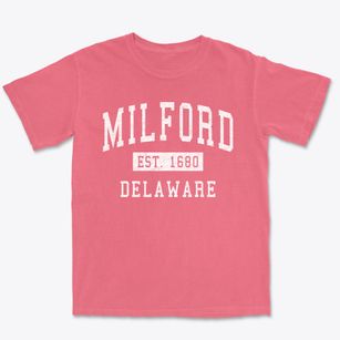 Milford Delaware Classic Established Premium Heavyweight T-shirt