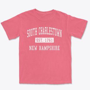 South Charlestown New Hampshire Classic Established Premium Heavyweight T-shirt