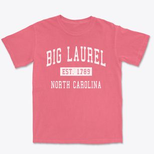 Big Laurel North Carolina Classic Established Premium Heavyweight T-shirt