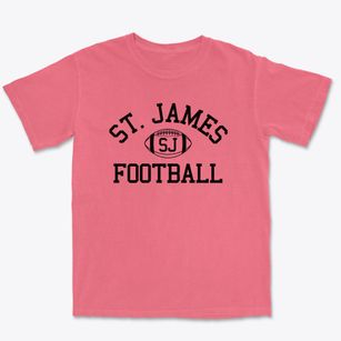 Saint James School Classic Football Premium Heavyweight T-shirt