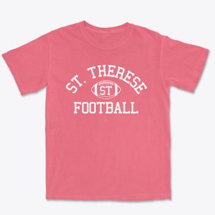 Saint Therese School Classic Football Premium Heavyweight T-shirt