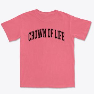 Crown Of Life School Varsity Arch Premium Heavyweight T-shirt