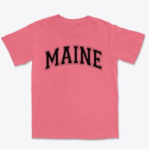 Maine Elementary School Varsity Arch Premium Heavyweight T-shirt