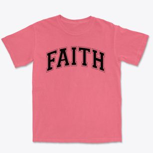 Faith Christian Academy Varsity Arch Premium Heavyweight T-shirt