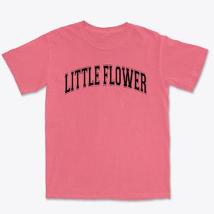 Little Flower Catholic School Varsity Arch Premium Heavyweight T-shirt