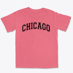 Chicago Junior School Varsity Arch Premium Heavyweight T-shirt