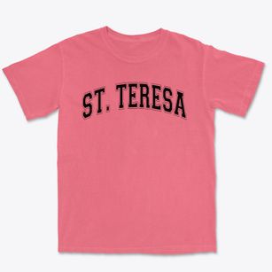 Saint Teresa Catholic School Varsity Arch Premium Heavyweight T-shirt