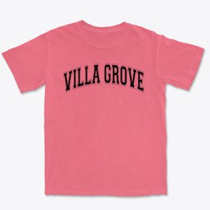Villa Grove Junior High School Varsity Arch Premium Heavyweight T-shirt