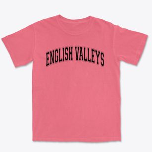 English Valleys Elementary School Varsity Arch Premium Heavyweight T-shirt