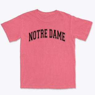 Notre Dame School Varsity Arch Premium Heavyweight T-shirt