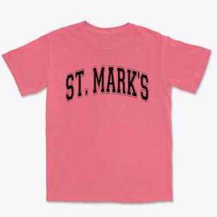 Saint Mark's Day School Varsity Arch Premium Heavyweight T-shirt