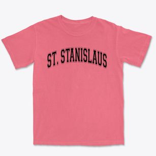 Saint Stanislaus Kostka School Varsity Arch Premium Heavyweight T-shirt