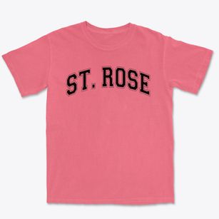 Saint Rose Of Lima School Varsity Arch Premium Heavyweight T-shirt