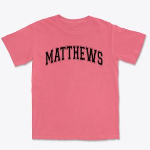 Matthews Elementary School Varsity Arch Premium Heavyweight T-shirt