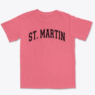 Saint Martin De Porres School Varsity Arch Premium Heavyweight T-shirt