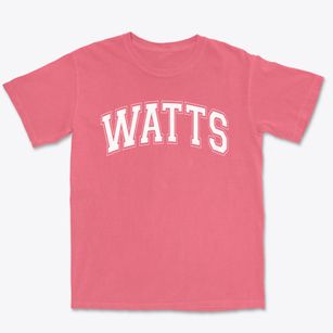Watts Elementary School Varsity Arch Premium Heavyweight T-shirt