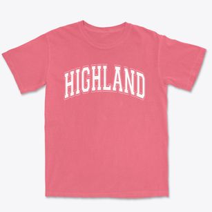 Highland High School Varsity Arch Premium Heavyweight T-shirt
