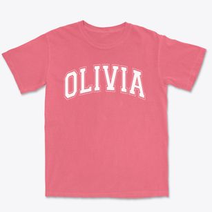 Olivia Senior High School Varsity Arch Premium Heavyweight T-shirt