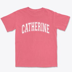 Catherine & Count Basie Junior High Varsity Arch Premium Heavyweight T-shirt