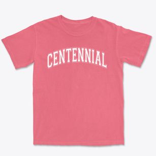 Centennial Middle School Varsity Arch Premium Heavyweight T-shirt