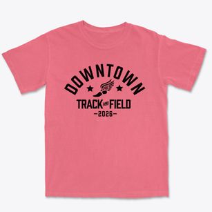 Downtown School Track and Field Premium Heavyweight T-shirt