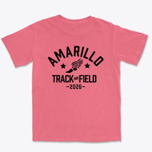 Amarillo High School Track and Field Premium Heavyweight T-shirt