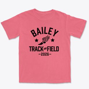 Bailey Middle School Track and Field Premium Heavyweight T-shirt