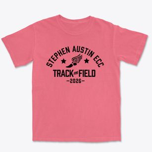 Stephen Austin Ecc Track and Field Premium Heavyweight T-shirt