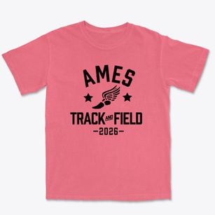 Academy For Math, Engineering, And Science Track and Field Premium Heavyweight T-shirt