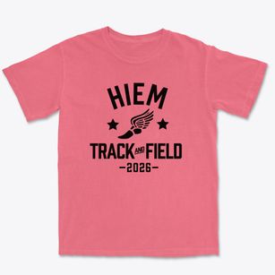 Hiem Middle School Track and Field Premium Heavyweight T-shirt