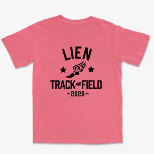 Lien Elementary School Track and Field Premium Heavyweight T-shirt