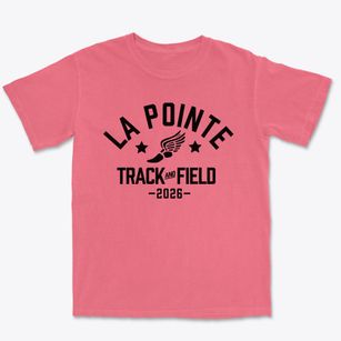 La Pointe Elementary School Track and Field Premium Heavyweight T-shirt