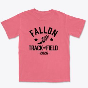 Eleanor Murray Fallon School K-5 Track and Field Premium Heavyweight T-shirt