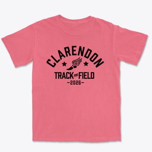 Clarendon School Track and Field Premium Heavyweight T-shirt