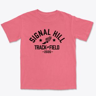 Signal Hill Elementary School Track and Field Premium Heavyweight T-shirt