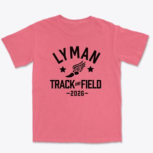 Lyman Elementary School Track and Field Premium Heavyweight T-shirt