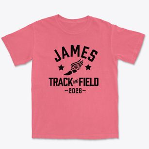James F Hennessey Elementary School Track and Field Premium Heavyweight T-shirt
