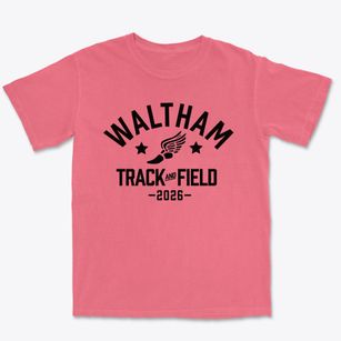 Waltham High School Track and Field Premium Heavyweight T-shirt