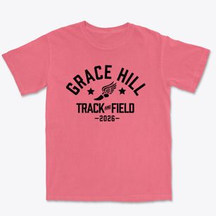 Grace Hill Elementary School Track and Field Premium Heavyweight T-shirt