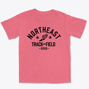Northeast Middle School Track and Field Premium Heavyweight T-shirt