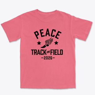 Peace Lutheran School Track and Field Premium Heavyweight T-shirt