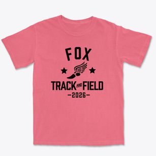 Fox High School Track and Field Premium Heavyweight T-shirt