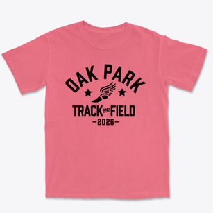 Oak Park Middle School Track and Field Premium Heavyweight T-shirt